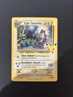 Light Toxtricity - SWSH137 - Holo Promo Pokemon Sword & Shield NM 🌀swirl - Image 1