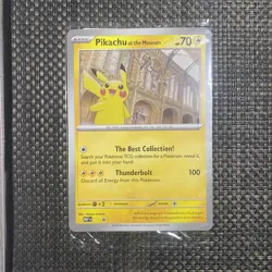 Pokemon Pikachu at the Natural History Museum Sealed Jumbo Promo SVP - Image 1