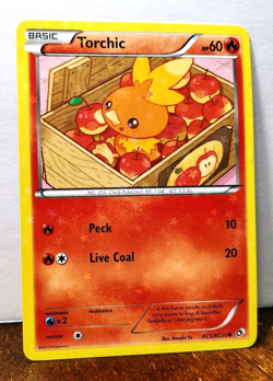 POKEMON TORCHIC RC5/RC25 LEGENDARY TREASURES RADIANT COLLECTION LP - Image 1