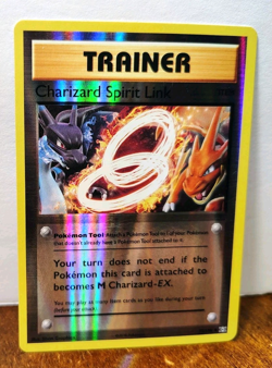POKEMON CHARIZARD SPIRIT LINK 75/108 REVERSE HOLO XY EVOLUTIONS MP - Image 1