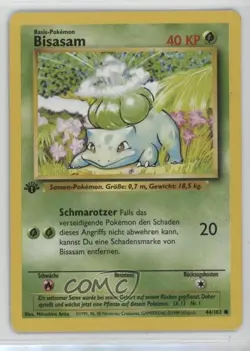 Bulbasaur German 1st Ed. Pokemon Base Set #44 1999 - Image 1
