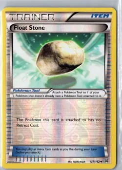 FLOAT STONE 137/162 UNCOMMON BREAKTHROUGH POKEMON REVERSE HOLO MP - Image 1