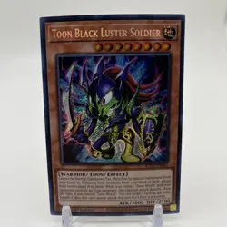 *** TOON BLACK LUSTER SOLDIER *** 1ST EDITION SECRET RARE BLCR-EN065 NM YUGIOH! - Image 1