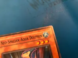 YUGIOH Super Rare Neo-Spacian Aqua Dolphin POTD-EN003 PLAYED - Image 3