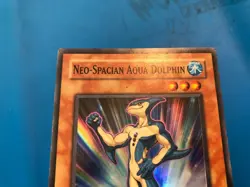 YUGIOH Super Rare Neo-Spacian Aqua Dolphin POTD-EN003 PLAYED - Image 5