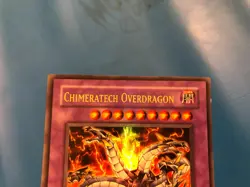 YUGIOH Ultra Rare Chimeratech Overdragon POTD-EN034 1st Edition PLAYED - Image 5