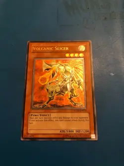 YUGIOH Ultimate Rare Volcanic Slicer FOTB-EN012 - Image 1