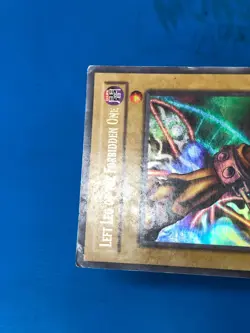YUGIOH Ultra Rare Left leg Of The Forbidden One LOB-E098 PLAYED - Image 3