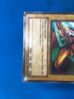 YUGIOH Ultra Rare Left leg Of The Forbidden One LOB-E098 PLAYED - Image 4