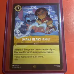 Ohana Means Family 32/204 Disney Lorcana Winterspell Regular NM Never Played - Image 1