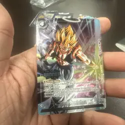 Soul Punisher FB05-116 SS Gogeta Winner Tournament Promo Prize Dragon Ball Card - Image 1