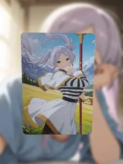 Frieren: Beyond Journey's End Anime Waifu Sexy Goddess Doujin Lewd Hentai Card - Image 1