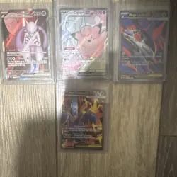 Pokemon TCG Mewtwo EX, Clefairy EX, Latias EX, Heracross EX Foil Lot - 4 Cards - Image 1