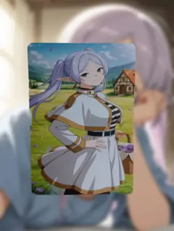 Frieren: Beyond Journey's End Anime Waifu Sexy Goddess Doujin Lewd Hentai Card - Image 1