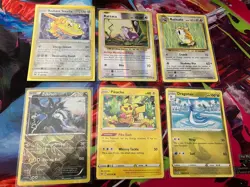 Pokemon TCG 6 Cards - Radiant Steelix, Pikachu, Zekrom, Rattata - Image 1