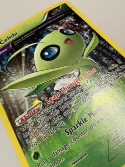 Pokemon TCG - Celebi XY93 Black Star Promo Full Art Holo Card - NM condition - Image 5