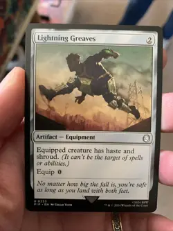 Lightning Greaves UB: Fallout PIP U 0233 MTG Magic NM - Image 1