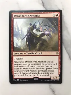 Dreadhorde Arcanist MTG Magic the Gathering Card NM Near Mint War of the Spark - Image 1