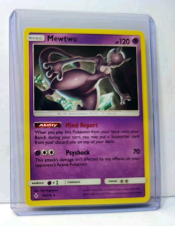 POKEMON MEWTWO 75/214 RARE UNBROKEN BONDS NM NEAR MINT - Image 5