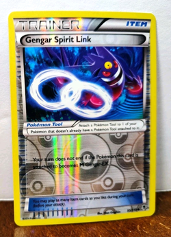 POKEMON GENGAR SPIRIT LINK 95/119 REVERSE HOLO TRAINER XY PHANTOM FORCES LP - Image 1