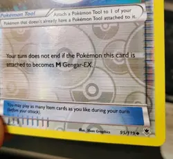 POKEMON GENGAR SPIRIT LINK 95/119 REVERSE HOLO TRAINER XY PHANTOM FORCES LP - Image 5