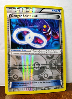POKEMON GENGAR SPIRIT LINK 95/119 REVERSE HOLO TRAINER XY PHANTOM FORCES NM - Image 1