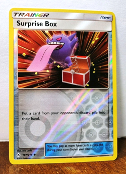 POKEMON SURPRISE BOX 187/214 REVERSE HOLO UNBROKEN BONDS GENGAR LP - Image 1