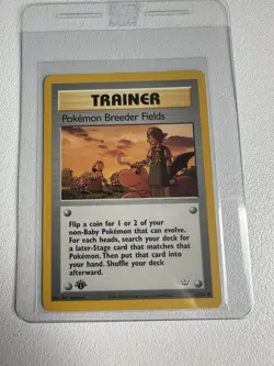 Pokemon Breeder Fields Neo Revelation 62/64 1st Edition WOTC Vintage Pokemon - Image 1