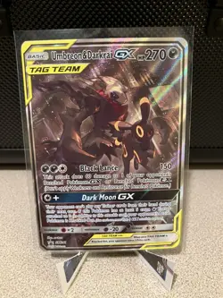 2016-19 Pokemon SM Black Star Promos Umbreon & Darkrai Tag Team #SM241 - Image 1