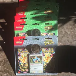 Pokemon TCG: Mega Evolution Ascended Heroes 2 Pack Blister Erika’s Tangela x6 - Image 1