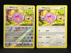 Pokemon Tcg Whismur 116/168 Reverse & Non Holo Celestial Storm - Image 1