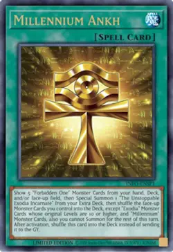 Millennium Ankh (INFO-ENSP1) INFO-ENSP1 - Secret Rare - Near Mint Limited YuGiOh - Image 1