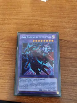 Yugioh! 1x Dark Magician of Destruction MZMU-EN011 Secret Rare 1st Ed NM - Image 1