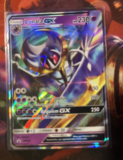 Pokemon Lunala GX - SM103 SM Black Star Promo Card - Image 1