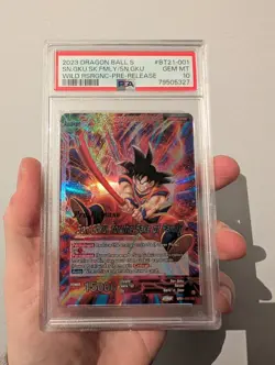 Son Goku, for the Sake of Family PSA 10 Dragonball Super Card Game TCG - Image 1