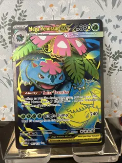 Pokemon TCG Mega Venusaur EX 155/132 Ultra Rare Mega Evolution English Card - Image 1