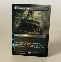 MTG Overgrown Tomb - Borderless Foil - RVR NM - Image 1