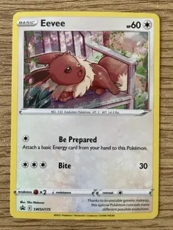Eevee SWSH175 Black Star Promo Holo | Sword & Shield | Near Mint | Pokemon TCG - Image 1