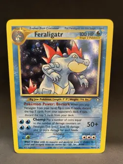 🔥Feraligatr 4/111 Neo Genesis Holo LP Pokemon TCG - Image 1