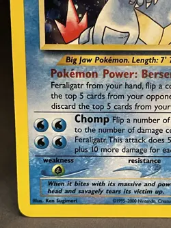 🔥Feraligatr 4/111 Neo Genesis Holo LP Pokemon TCG - Image 3