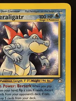 🔥Feraligatr 4/111 Neo Genesis Holo LP Pokemon TCG - Image 5