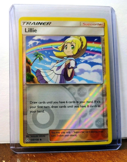POKEMON LILLIE 125/156 REVERSE HOLO TRAINER ULTRA PRISM LP - Image 5