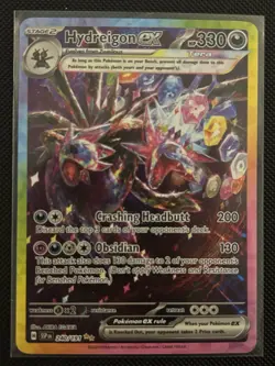 Pokemon TCG Hydreigon EX Surging Sparks SAR 240/191 Mint Condition - Image 1