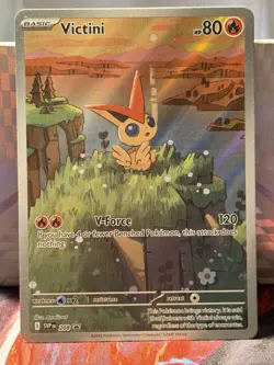 Pokemon TCG Victini 208 Promo Holo 80 HP Sv: Scarlet & Violet - Image 1