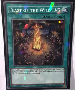 Yu-Gi-Oh! TCG Feast of the Wild LV5 SP15-EN041 Shatterfoil 1st Edition Near Mint - Image 1