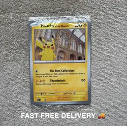 🟡Pokemon x Natural History Museum: Pikachu at the Museum (Sealed) Promo Card🟤 - Image 1
