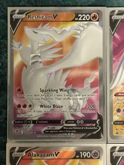POKEMON SWORD & SHIELD HOUDOOM ARTICUNO CELEBI MIMIKYU V FULL ART CARD LOT WOW!! - Image 2