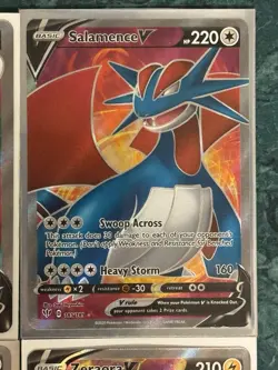 POKEMON SWORD & SHIELD HOUDOOM ARTICUNO CELEBI MIMIKYU V FULL ART CARD LOT WOW!! - Image 5