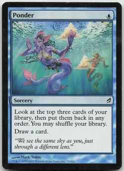 Ponder Common Lorwyn LP/MP MTG - Image 1