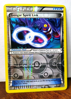 POKEMON GENGAR SPIRIT LINK 95/119 REVERSE HOLO TRAINER XY PHANTOM FORCES LP - Image 1